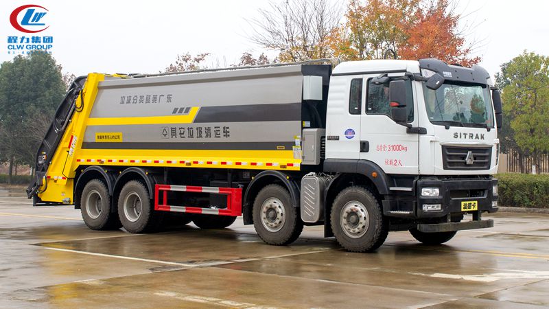 25方重汽垃圾清運(yùn)壓縮車